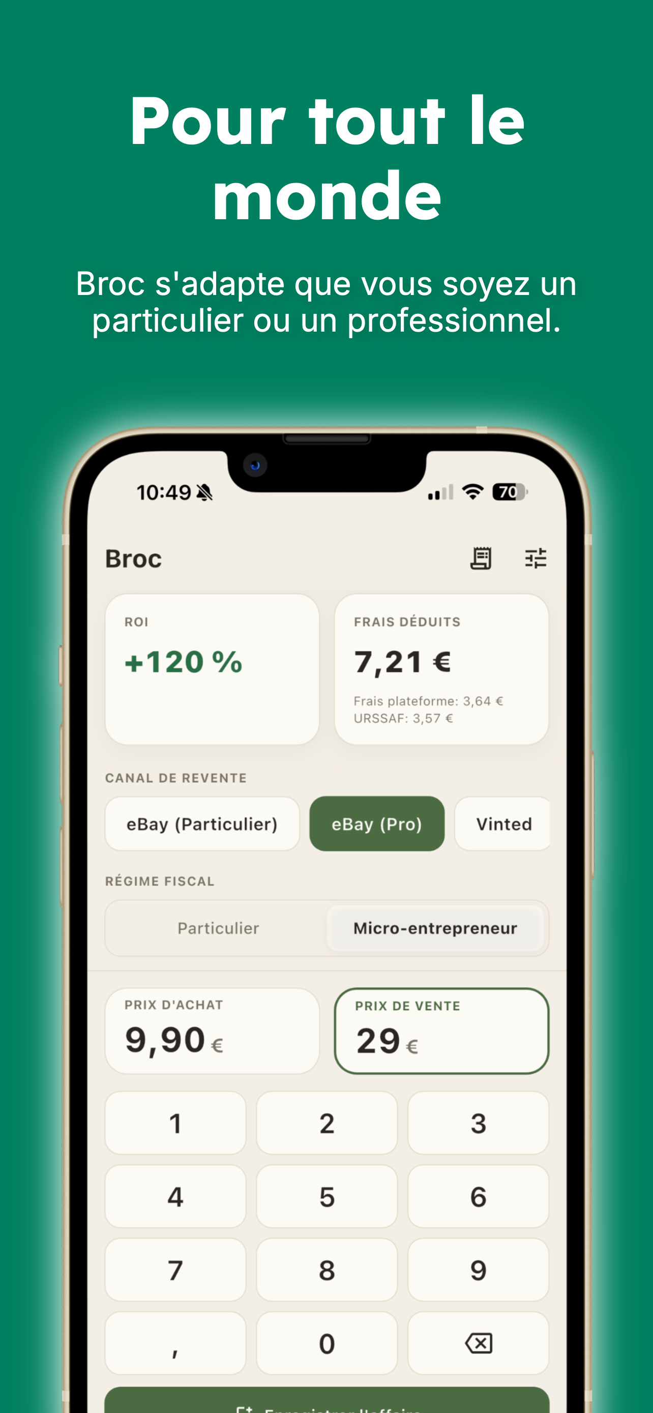 Particulier ou professionnel : détail des frais plateforme et URSSAF, choix du régime fiscal.